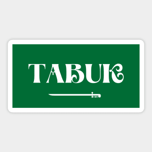 Tabuk City in Saudi Arabian Flag Sticker